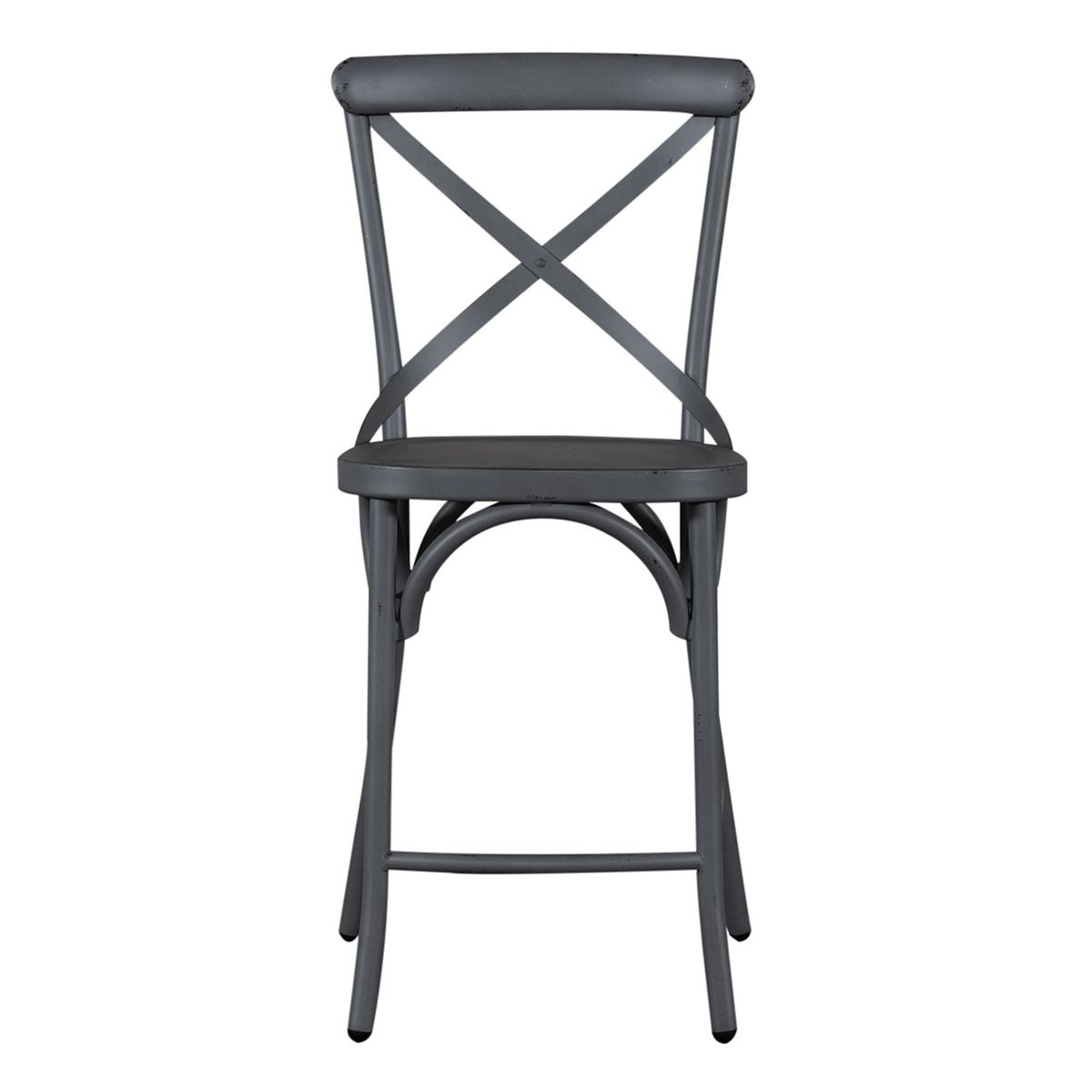 Liberty Furniture Vintage Series X Back Counter Chair in Grey image