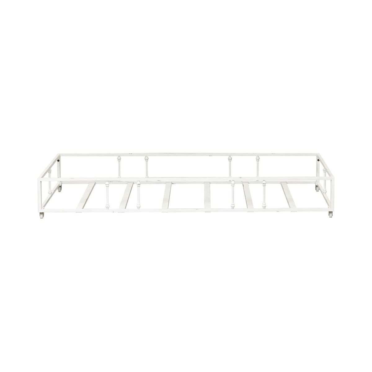 Liberty Furniture Vintage Series Twin Metal Trundle in Antique White