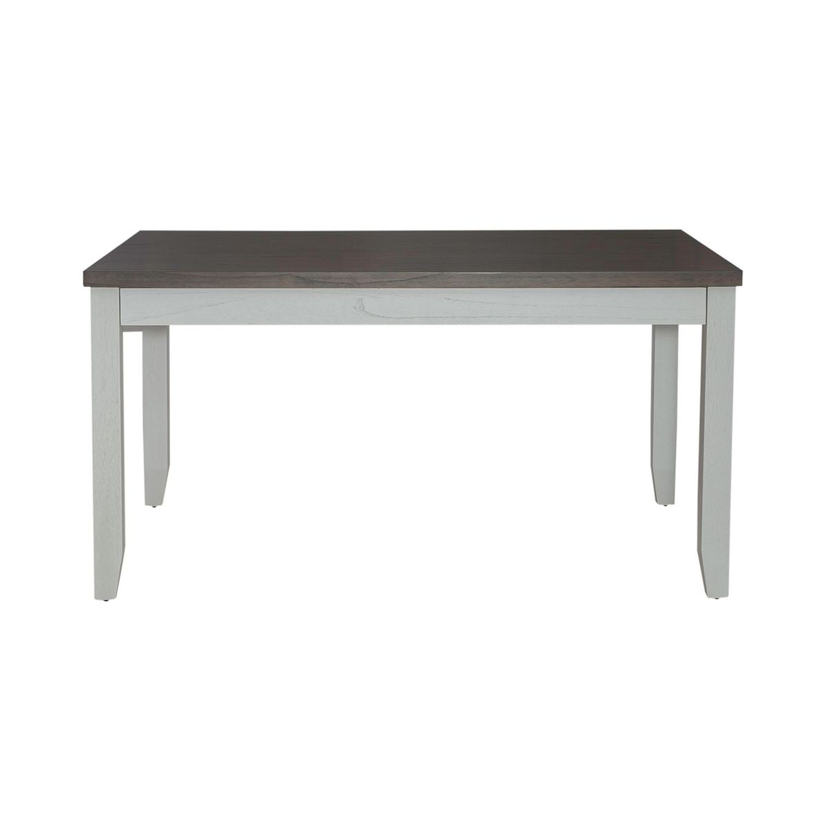 Liberty Furniture Brook Bay Rectangular Leg Table in Textured White 182-CD-RLS