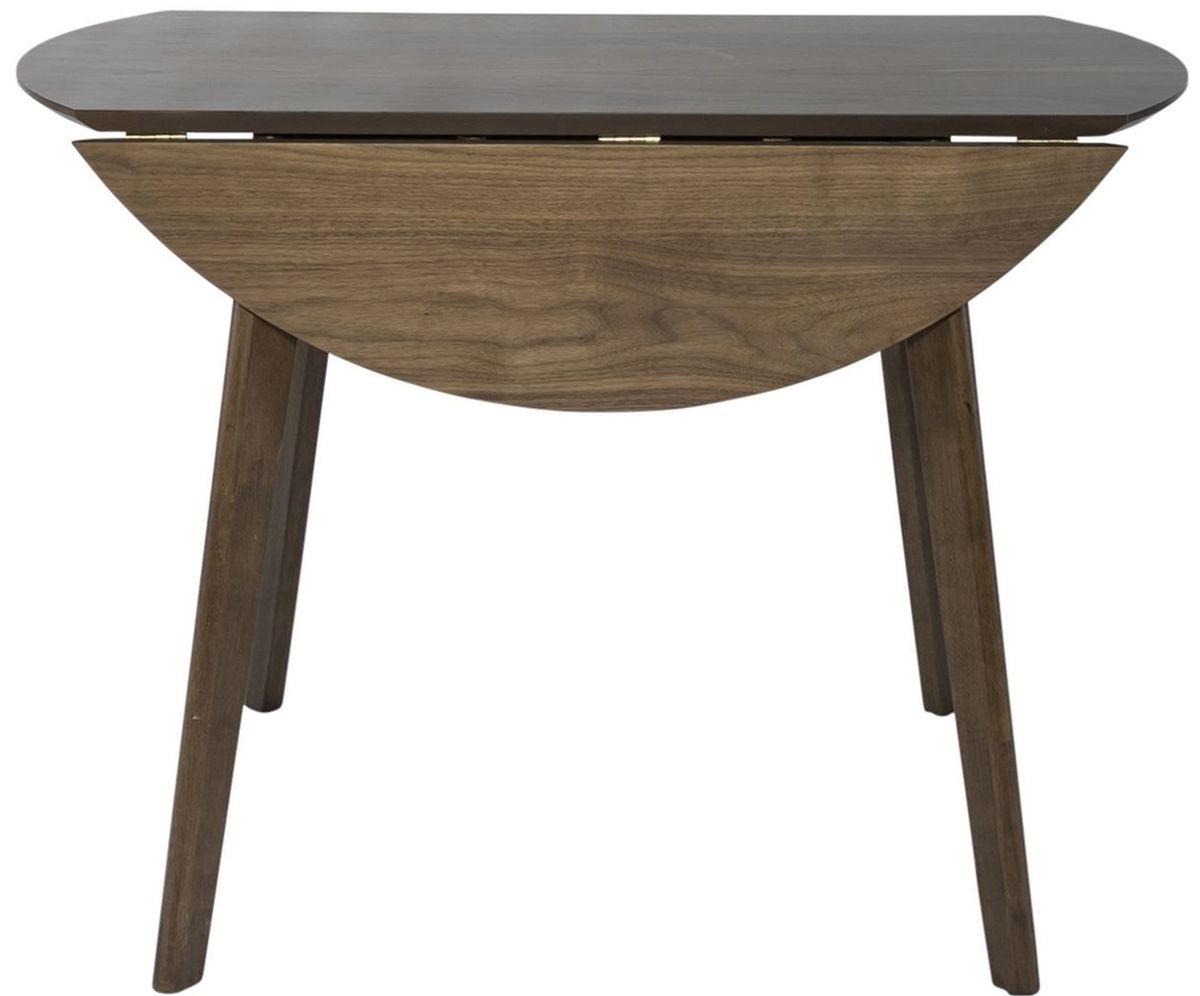 Liberty Furniture Space Saver Drop Leaf Table in Satin Walnut