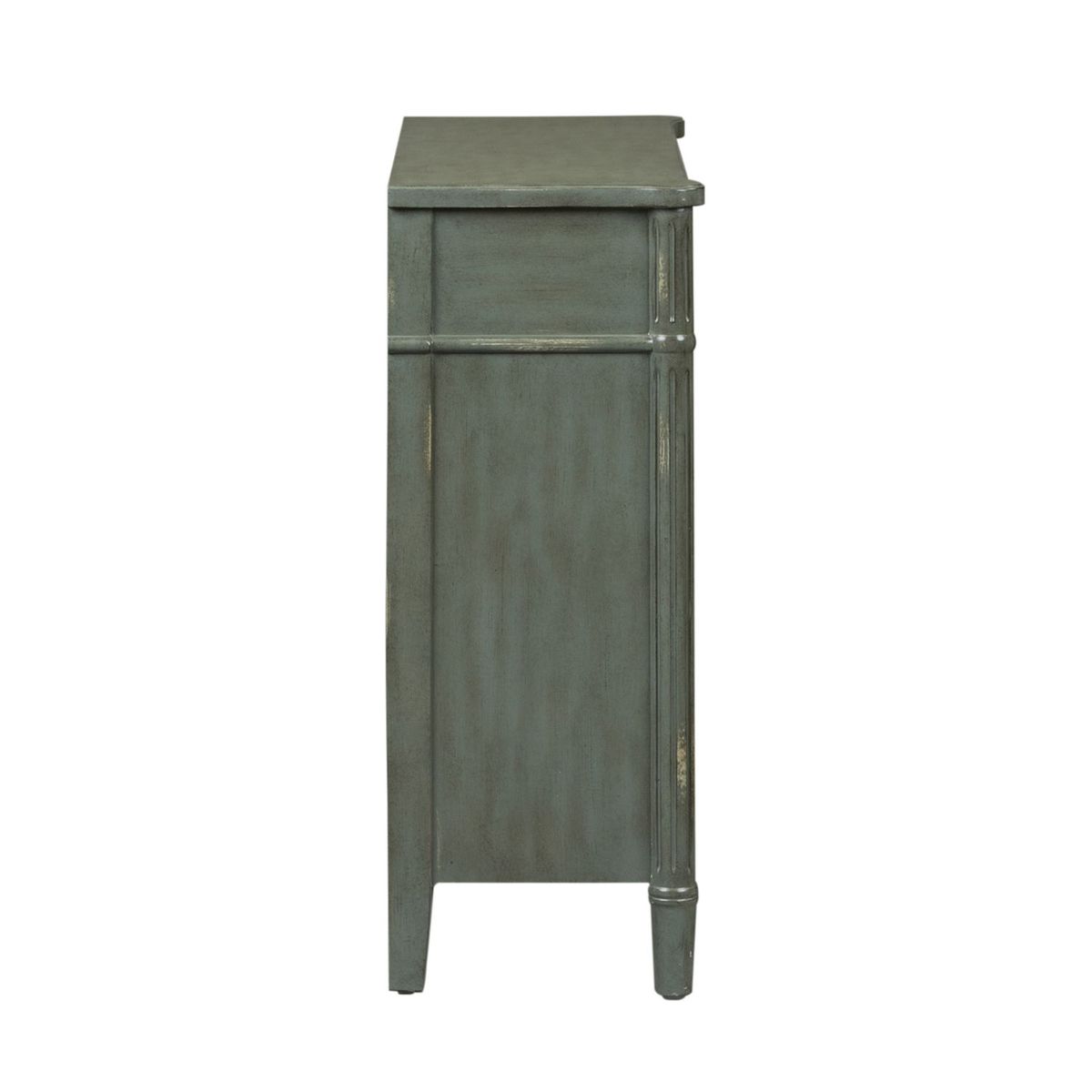Liberty Furniture Madison Park 1 Drawer 2 Door Accent Cabinet in Gray