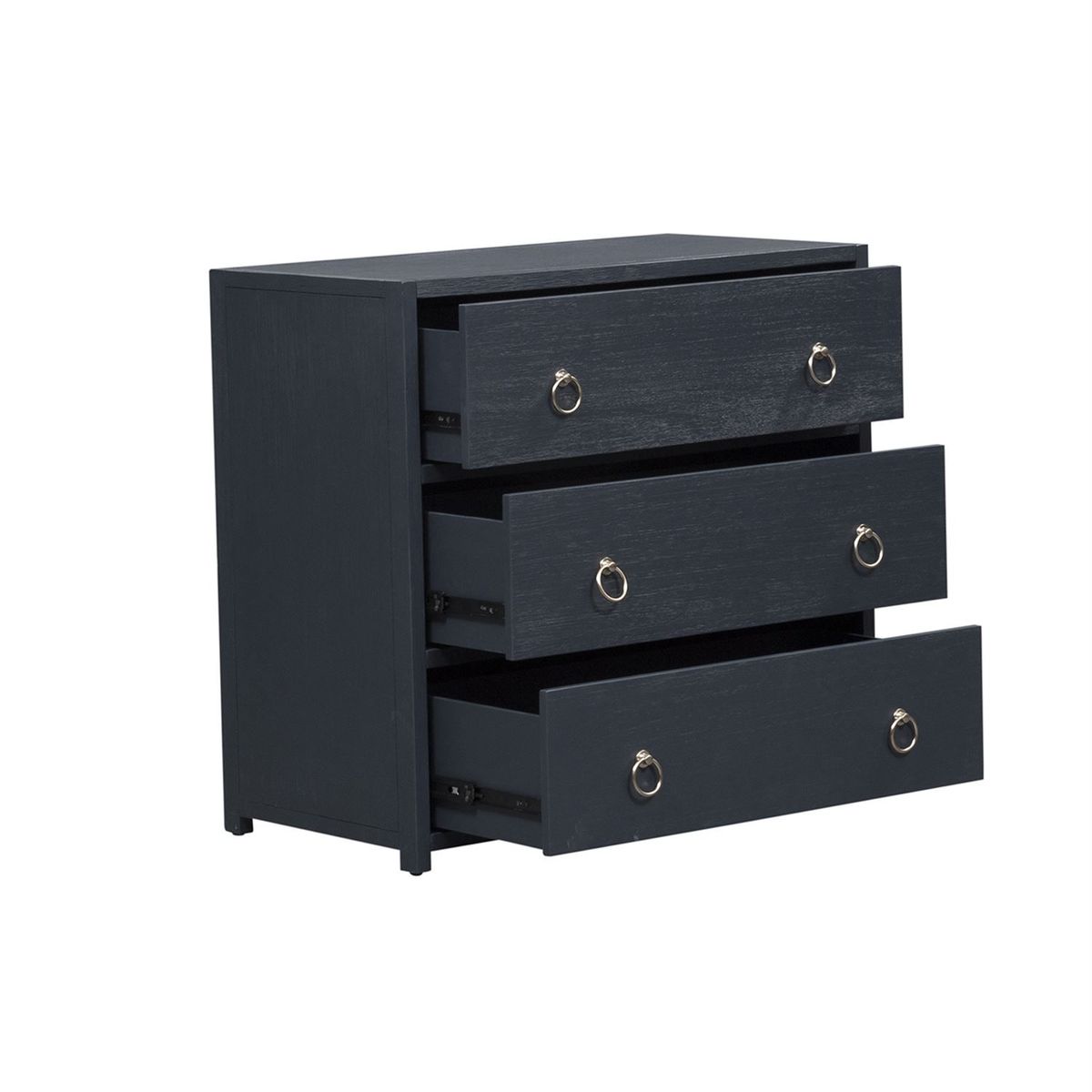 Liberty Furniture Midnight Accent Cabinet in Wire Brushed Denim