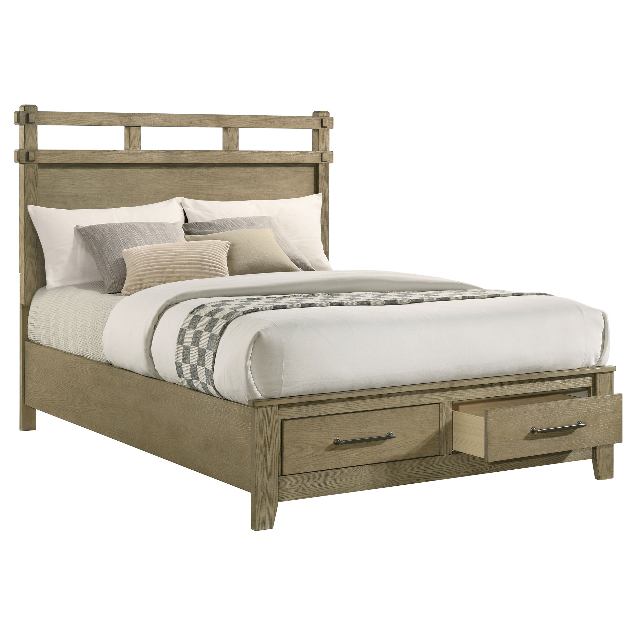 Hazlewood Panel Platform Storage Bed