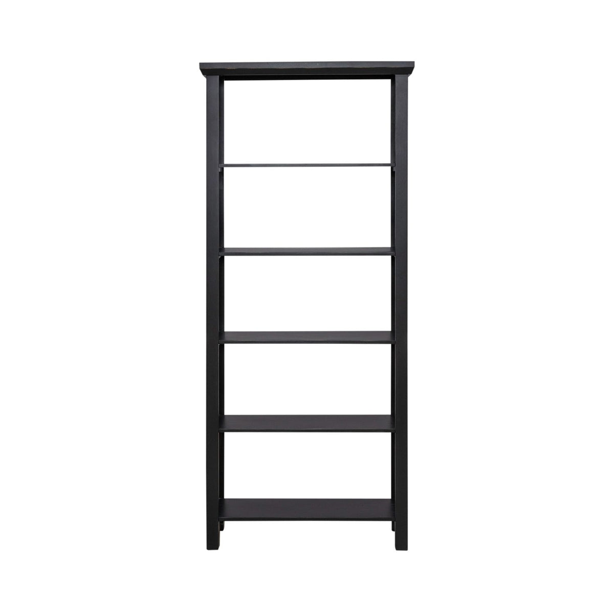 Liberty Furniture Trellis Lane Accent Bookcase in Black EST SHIP TIME APPX 4 WEEKS