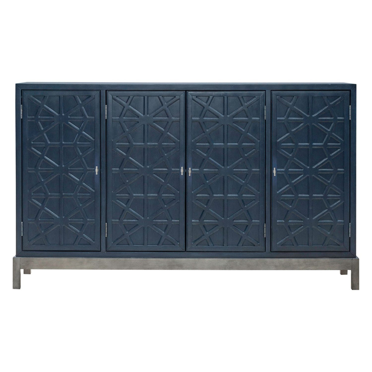 Liberty Furniture Braxton Accent Cabinet in Azure Blue EST SHIP TIME APPX 4 WEEKS