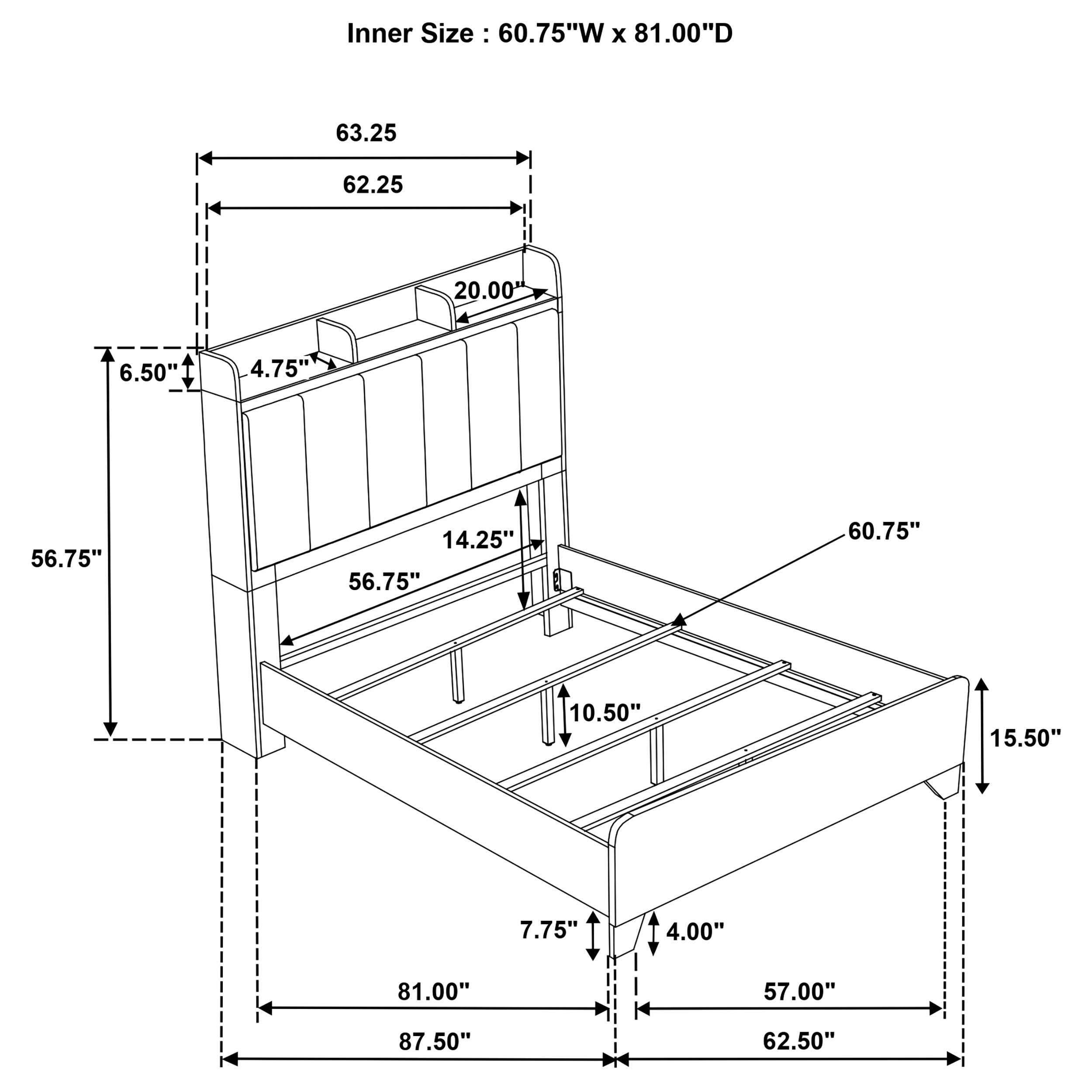 Henderson Bookcase Bed