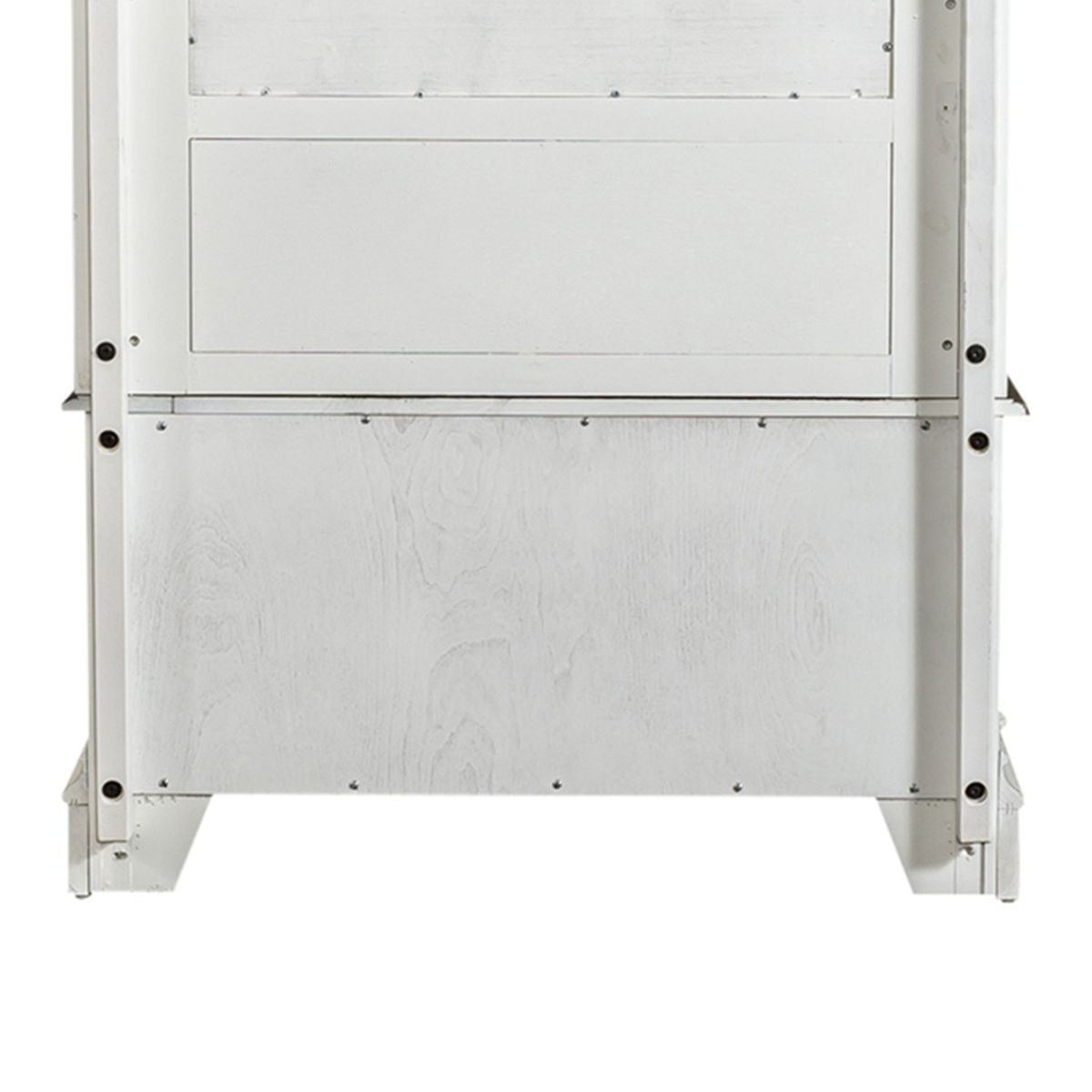 Liberty Furniture Magnolia Manor Hall Tree Base in Antique White & Weathered Bark