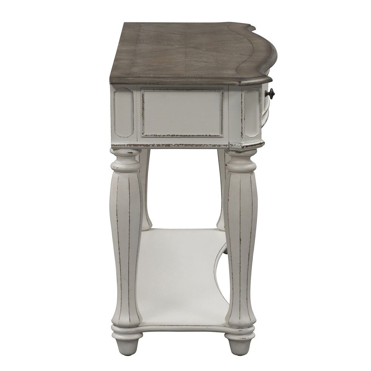 Liberty Magnolia Manor Sofa Table in Antique White
