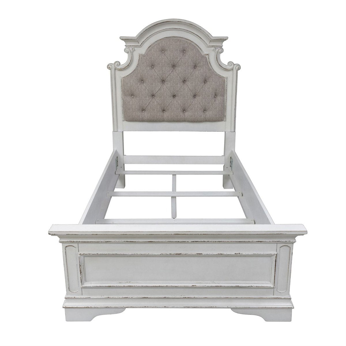 Liberty Magnolia Manor Full Upholstered Bed in Antique White