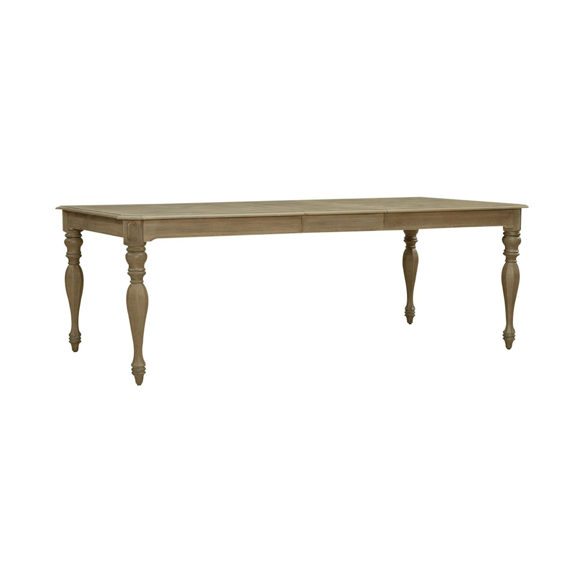 Liberty Furniture Magnolia Manor Rectangular Leg Dining Table in Weathered Bisque