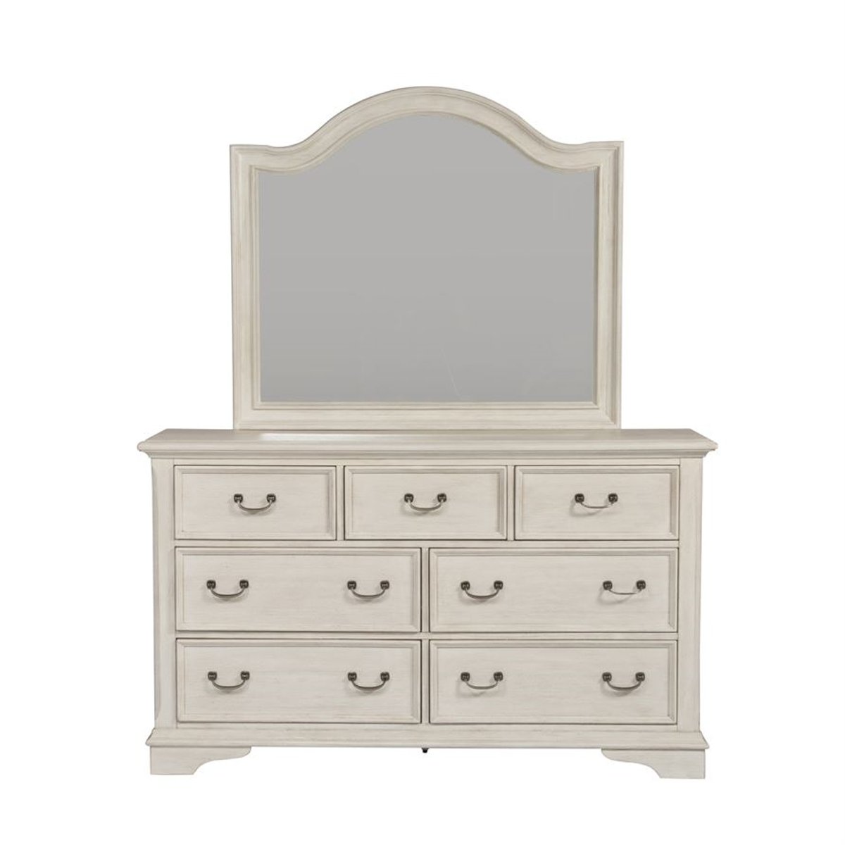 Liberty Funiture Bayside Drawer Dresser in Antique White