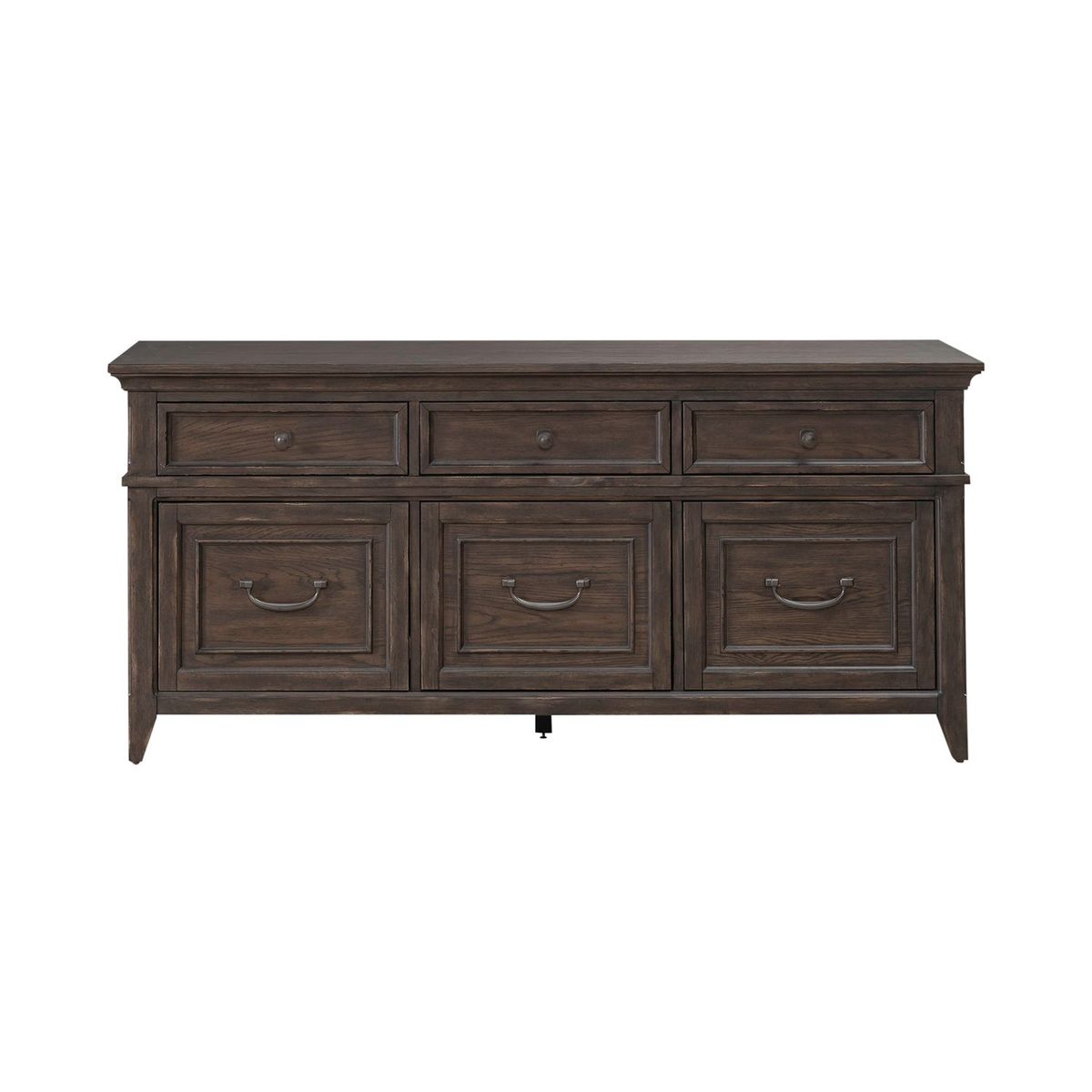 Liberty Furniture Paradise Valley Credenza in Saddle Brown