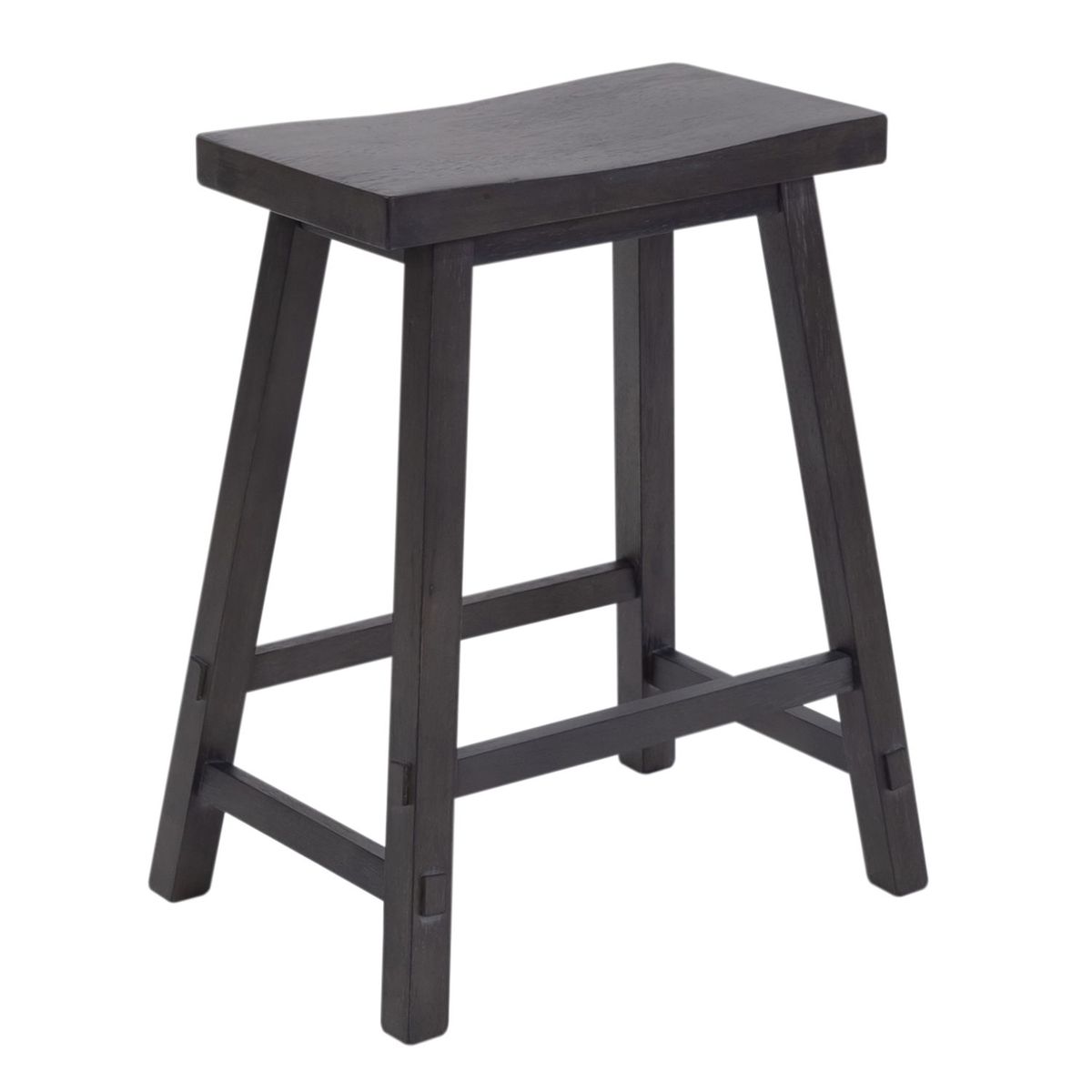 Liberty Furniture Creations II 30 Inch Sawhorse Barstool in Slate (Set of 2)