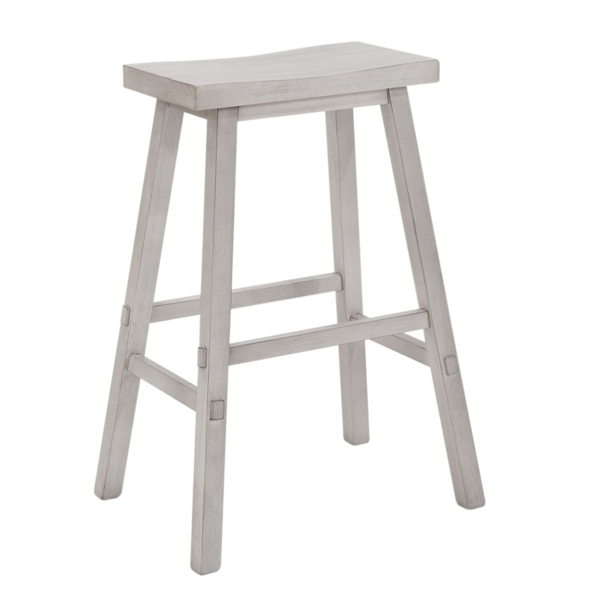 Liberty Furniture Creations II 30 Inch Sawhorse Stool in White (Set of 2)