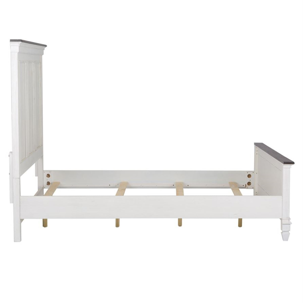 Liberty Furniture Allyson Park Full Panel Bed in Wirebrushed White