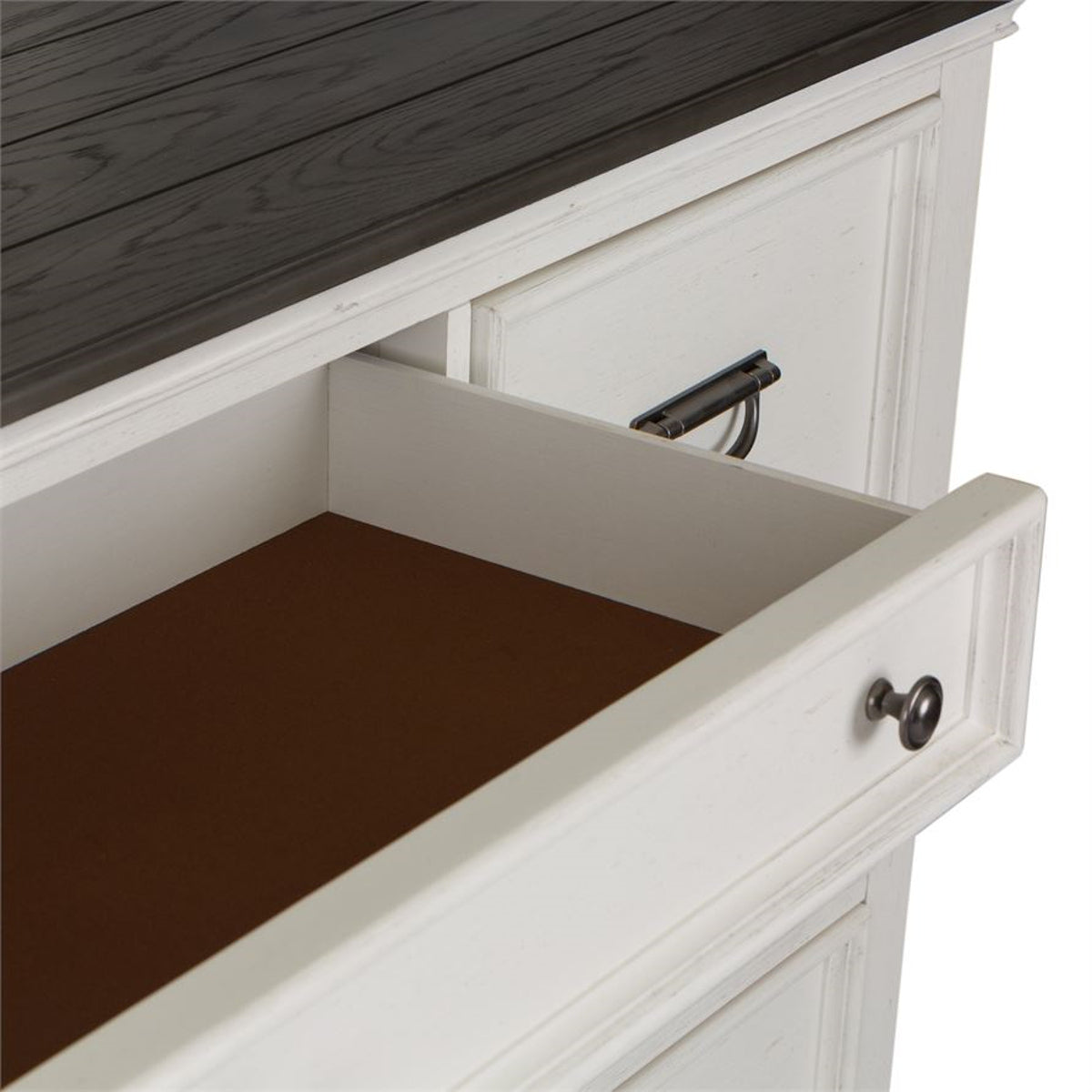 Liberty Furniture Allyson Park Drawer Dresser in Wirebrushed White