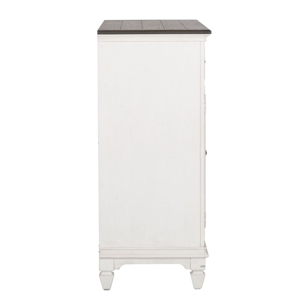 Liberty Furniture Allyson Park Buffet in White with Charcoal