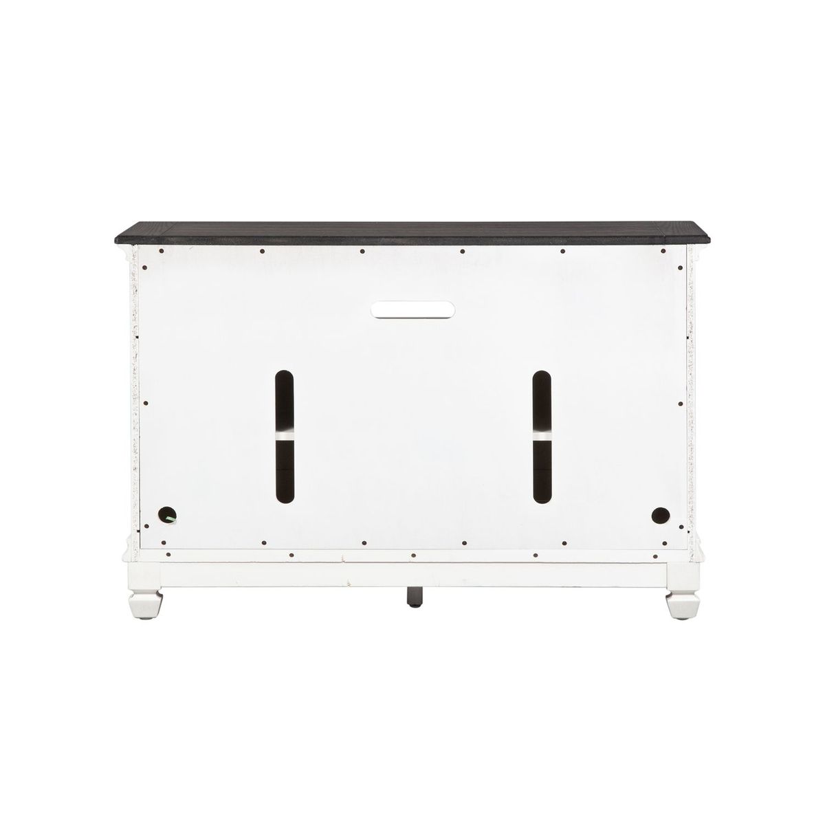 Liberty Furniture Allyson Park 46 Inch TV Console in Wirebrushed White