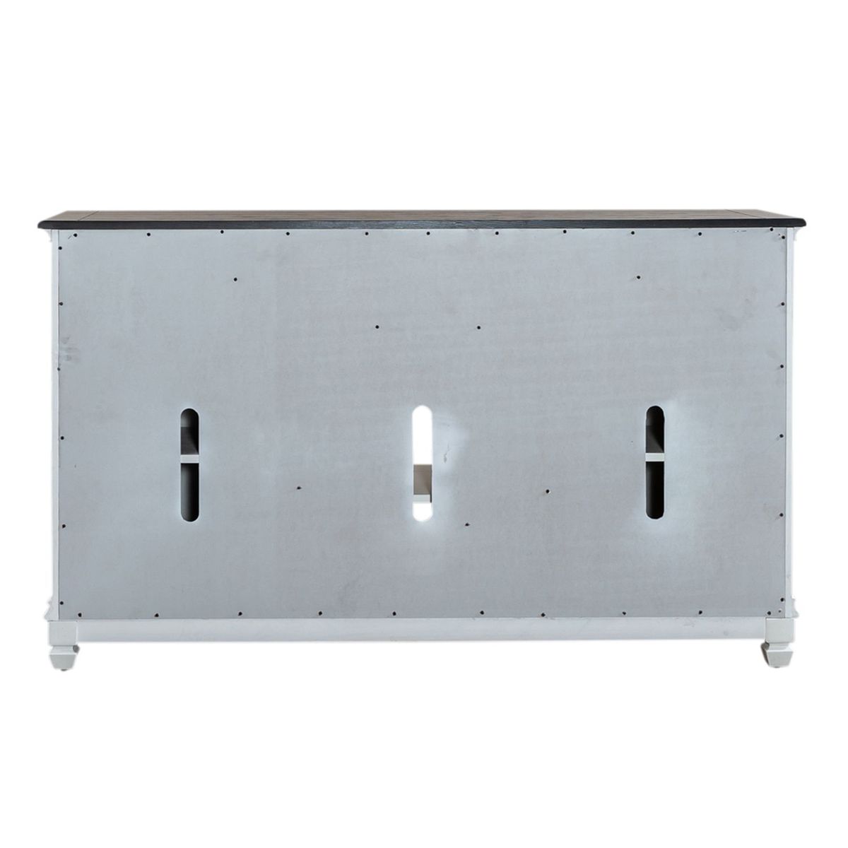 Liberty Furniture Allyson Park 68 Inch Highboy TV Console in Wirebrushed White