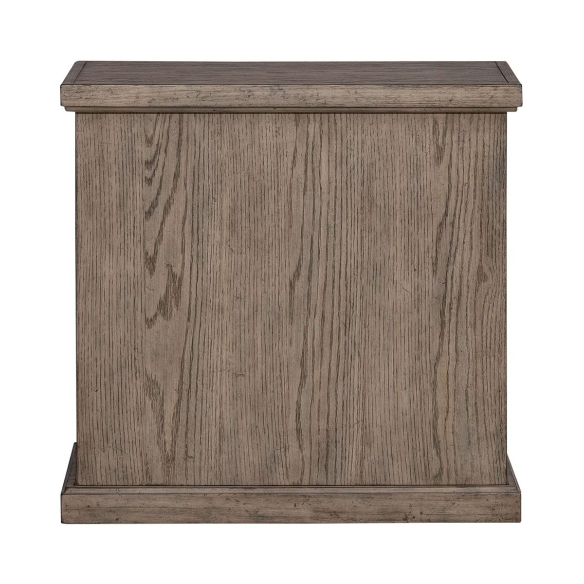 Liberty Furniture City Scape Chair Side Table in White Oak Veneers