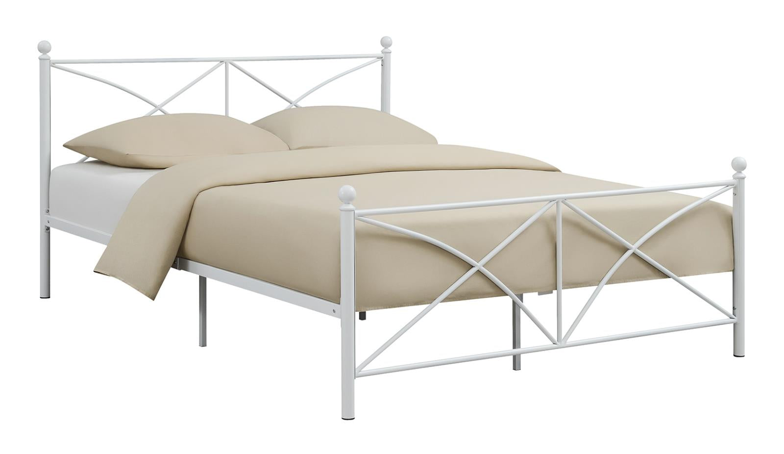 Hart Queen Platform Bed White image