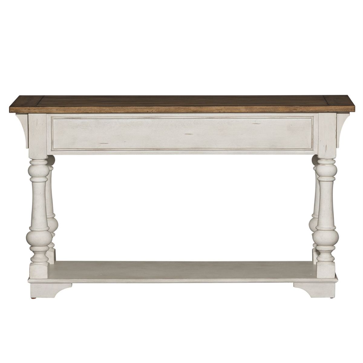 Liberty Morgan Creek Sofa Table in Antique White