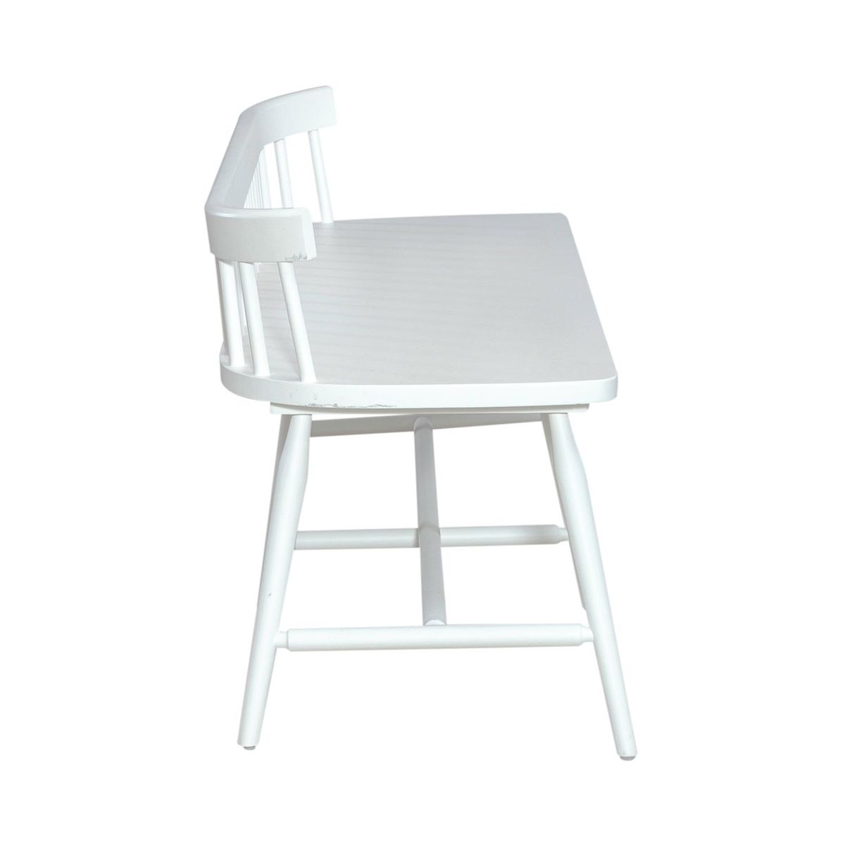 Liberty Furniture Palmetto Heights Low Back Spindle Bench in Two-Tone