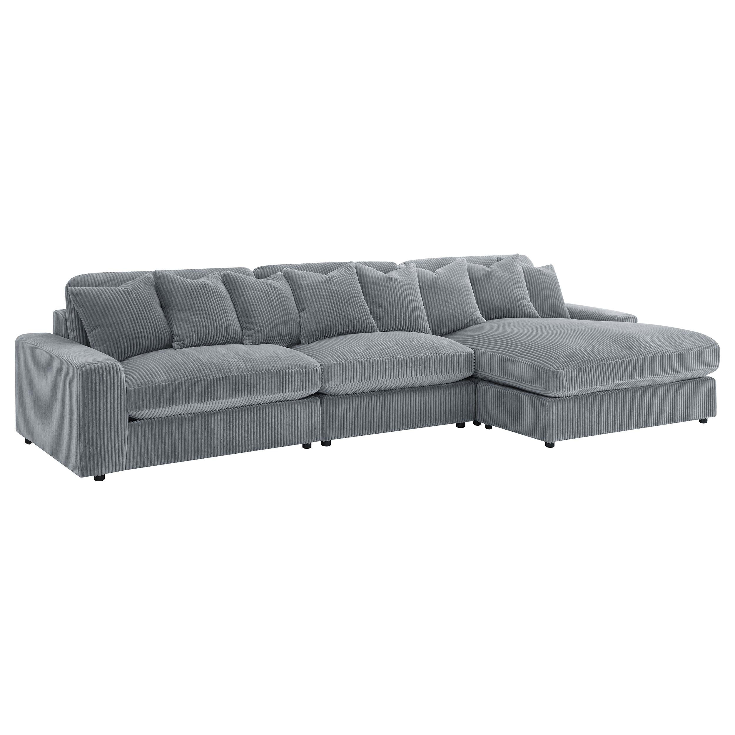 Blaine Upholstered Reversible Chaise Sectional Sofa