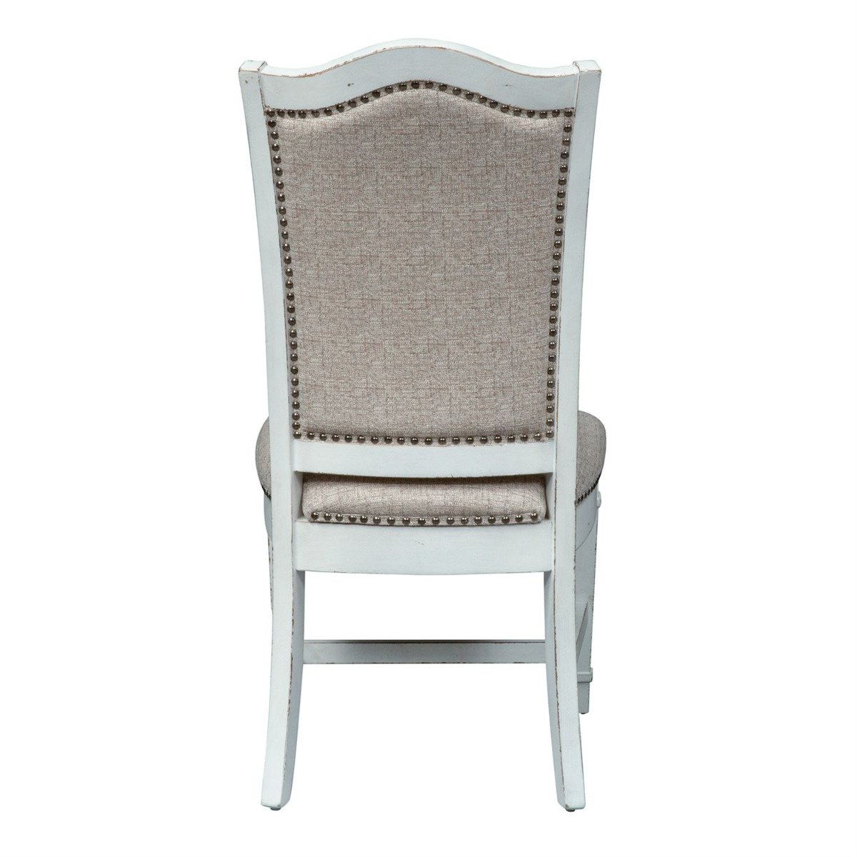 Liberty Furniture Abbey Park Upholstered Side Chair (set of 2) in Antique White