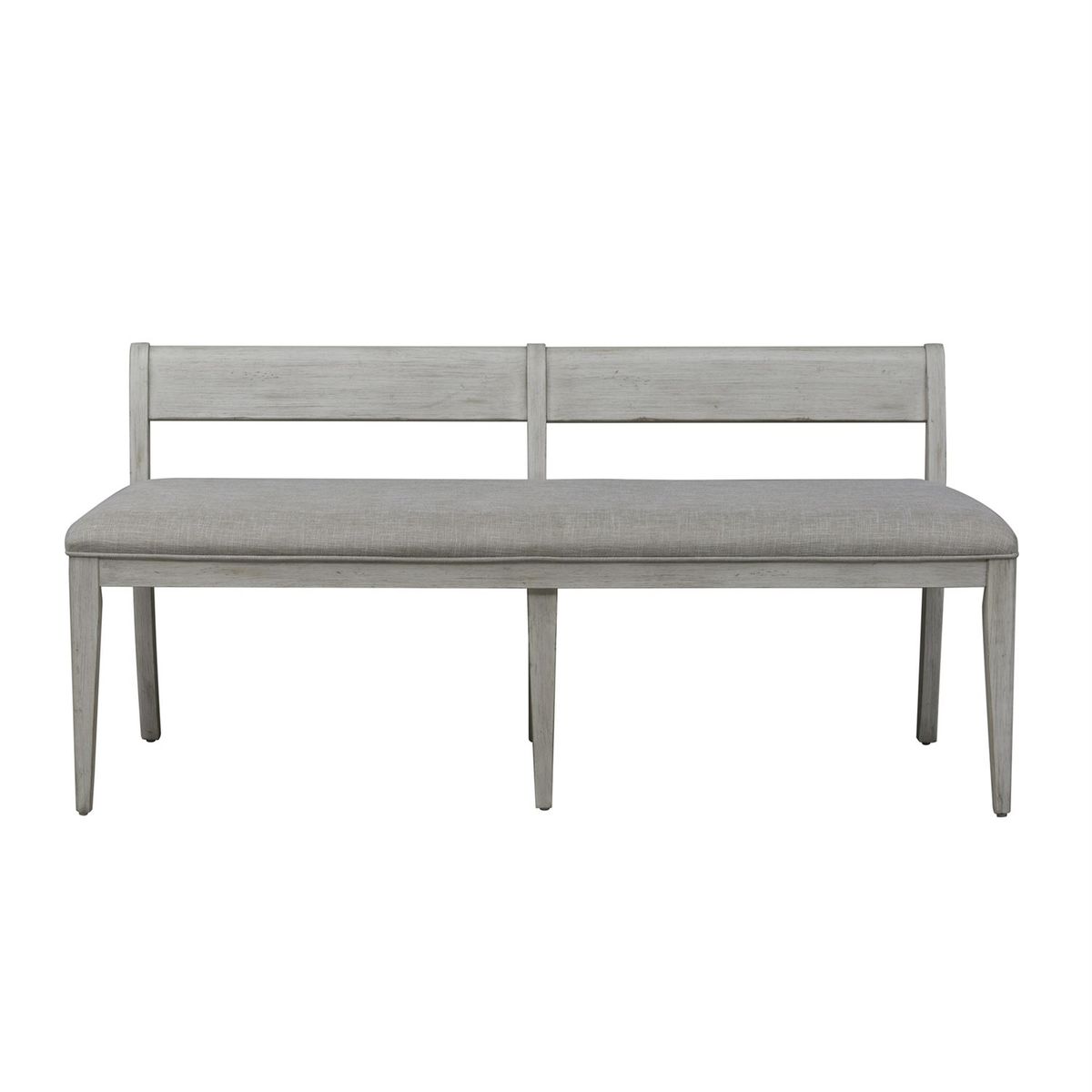 Liberty Furniture Farmhouse Reimagined Upholstered Bench (RTA) in Antique White