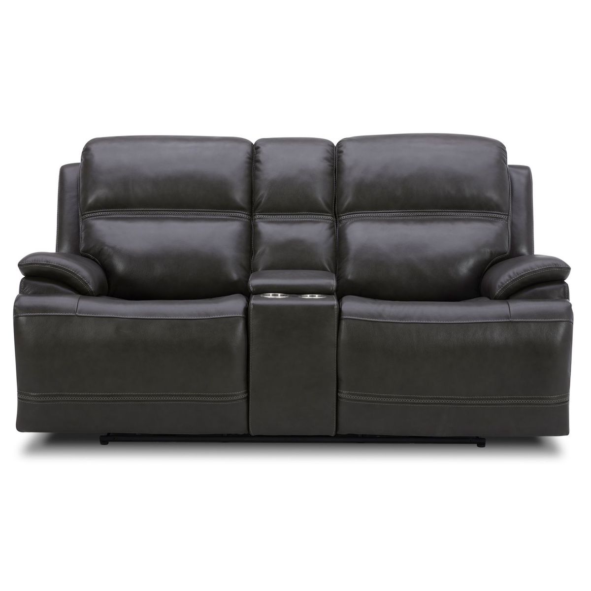 Liberty Furniture Bentley Loveseat w/Console P2 & ZG in Graphite image
