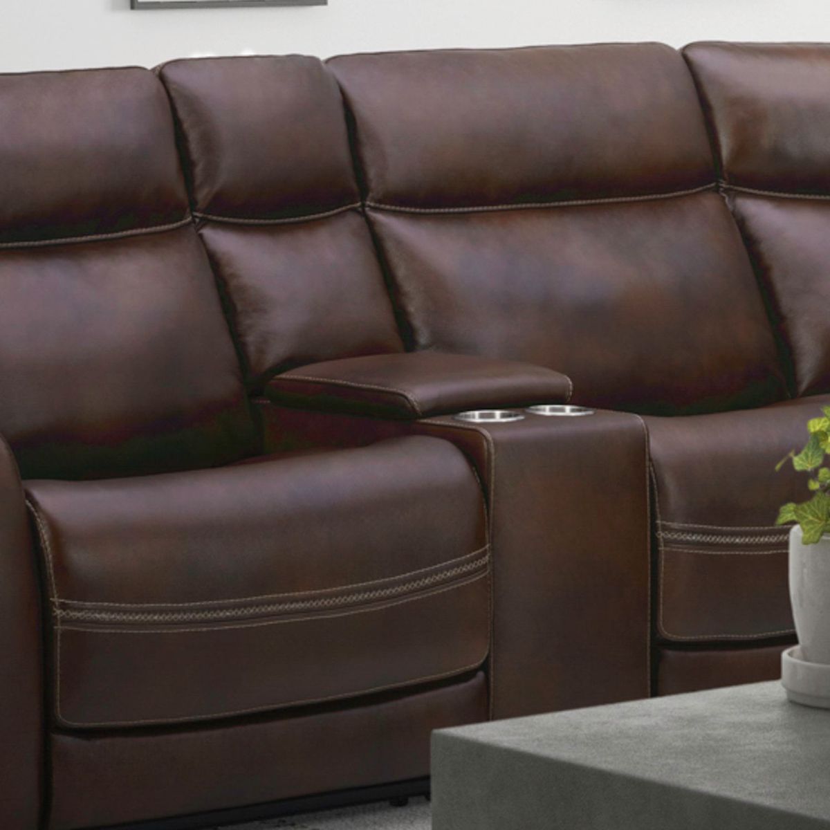 Liberty Furniture Blair Console in Cognac