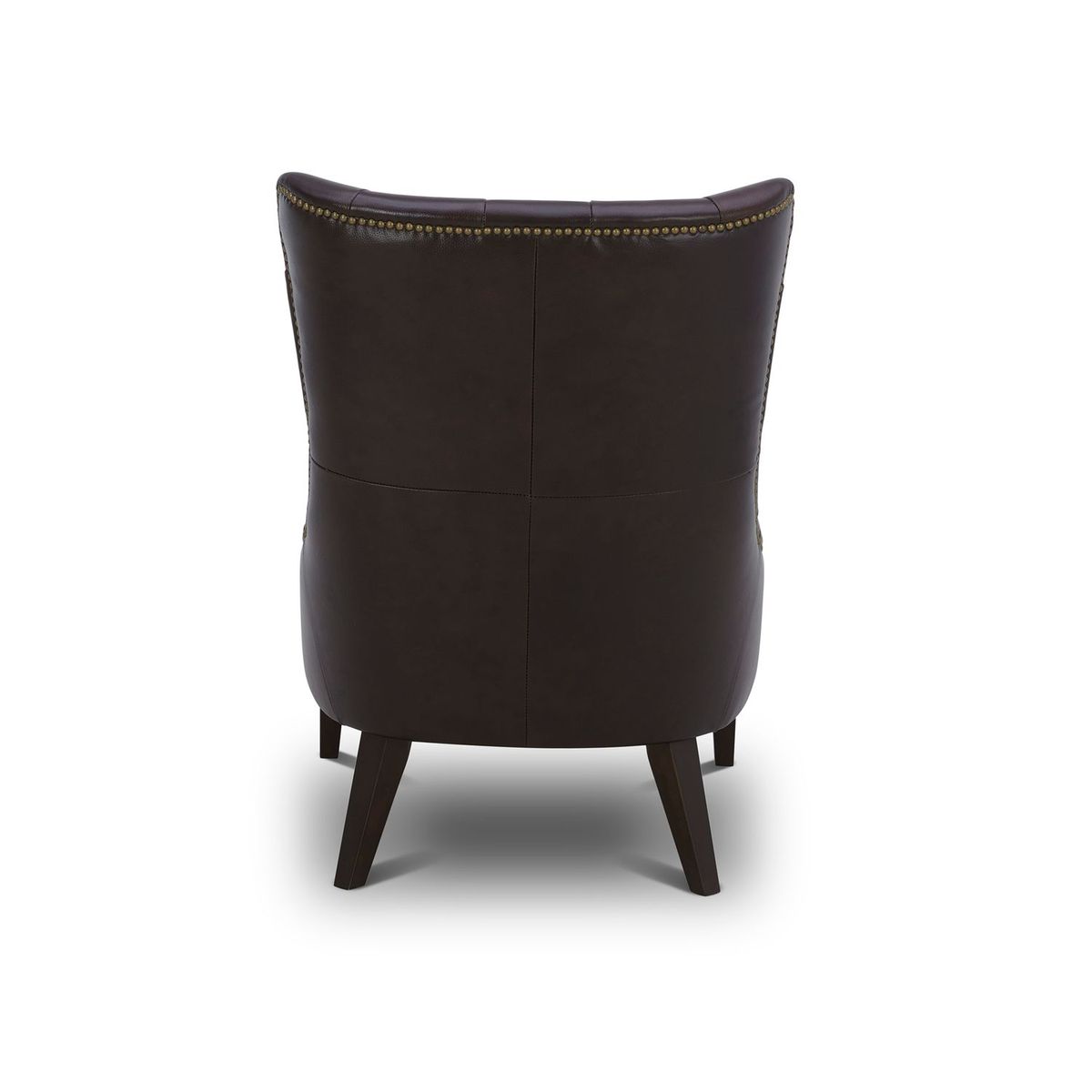 Liberty Furniture Garrison Leather Accent Chair in Brown