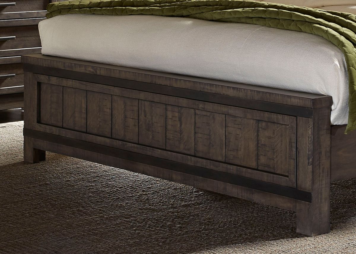 Liberty Thornwood Hills Queen Panel Bed in Rock Beaten Gray 759-BR-QPB