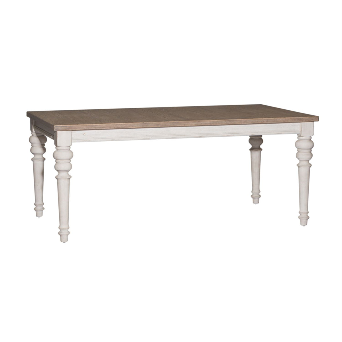 Liberty Furniture Heartland Rectangular Leg Table in Antique White