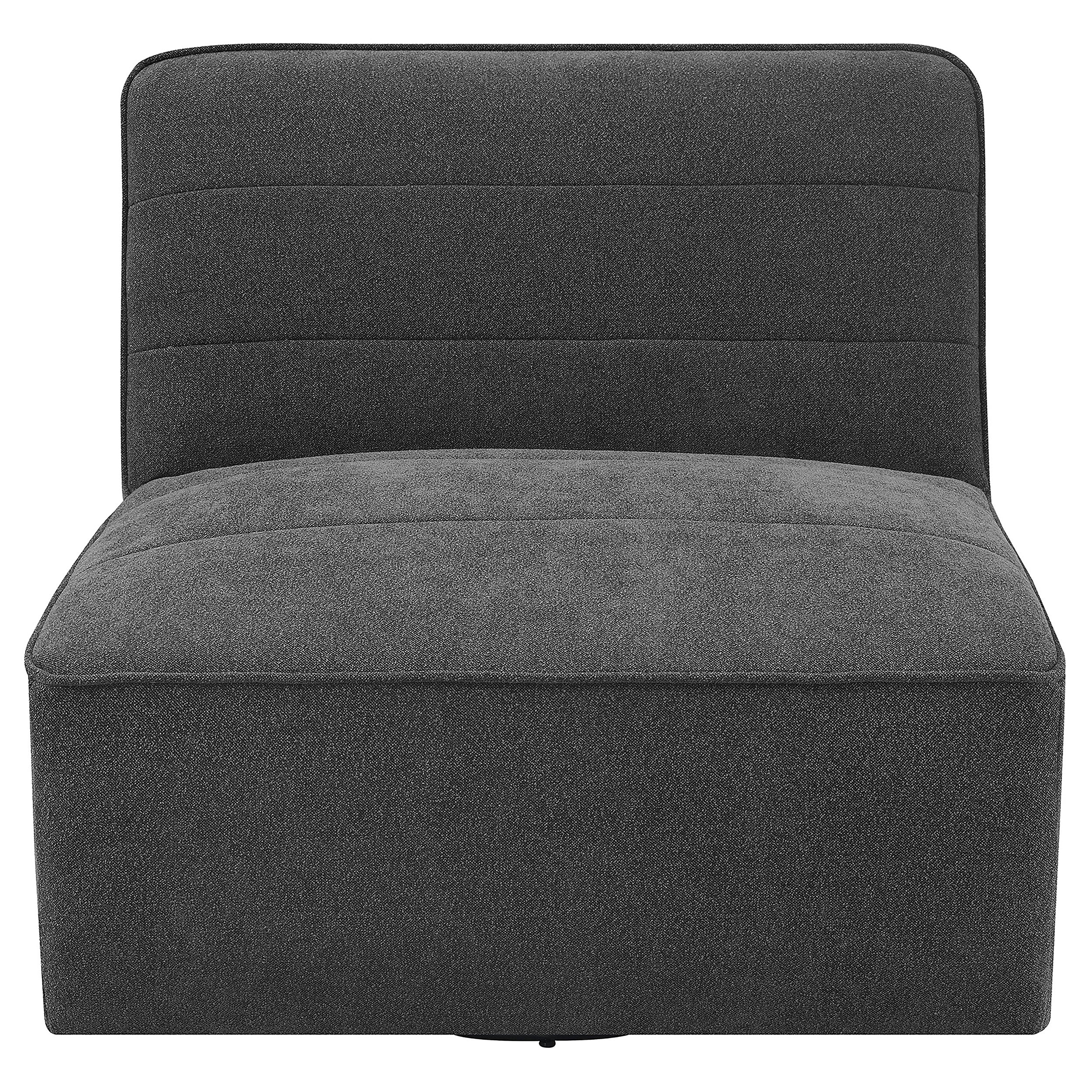 Cobie Upholstered Swivel Armless Chair