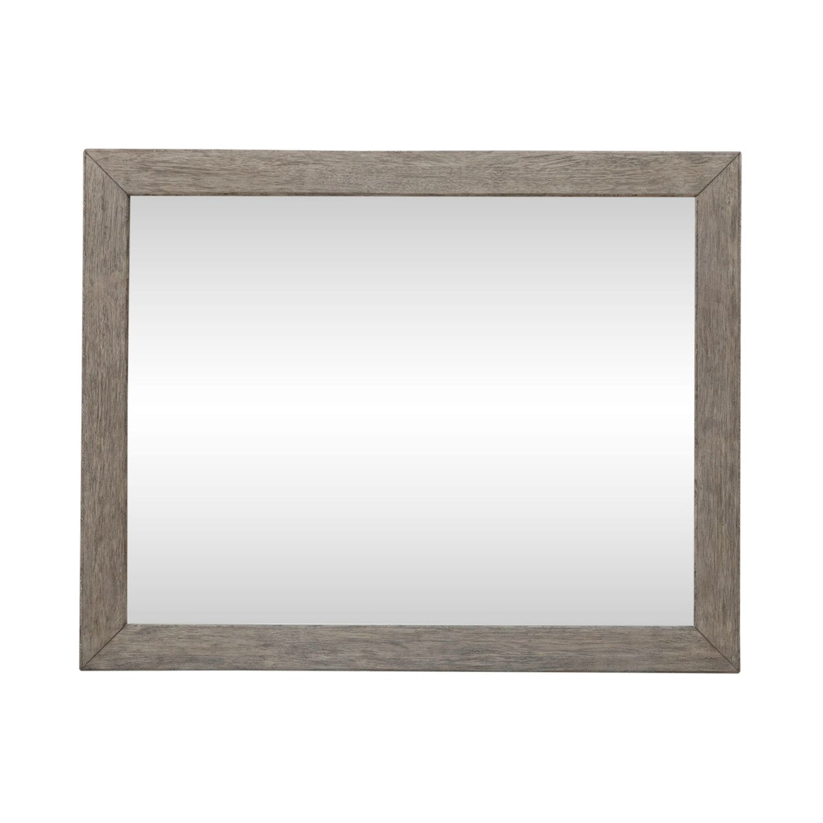 Liberty Furniture Skyview Lodge Landscape Mirror in Cobblestone