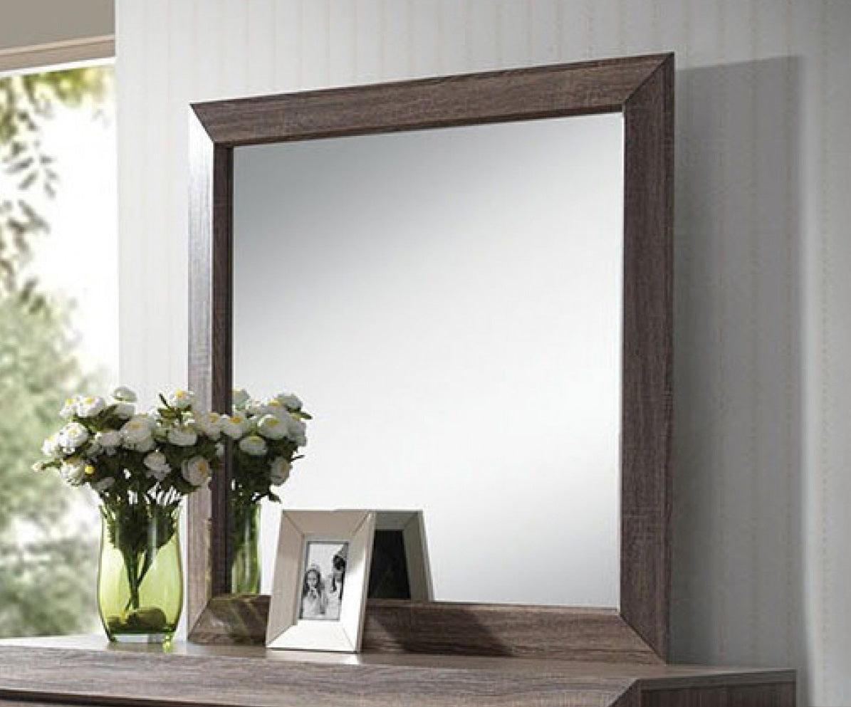 Acme Lyndon Landscape Mirror in Weathered Gray Grain 26024 image