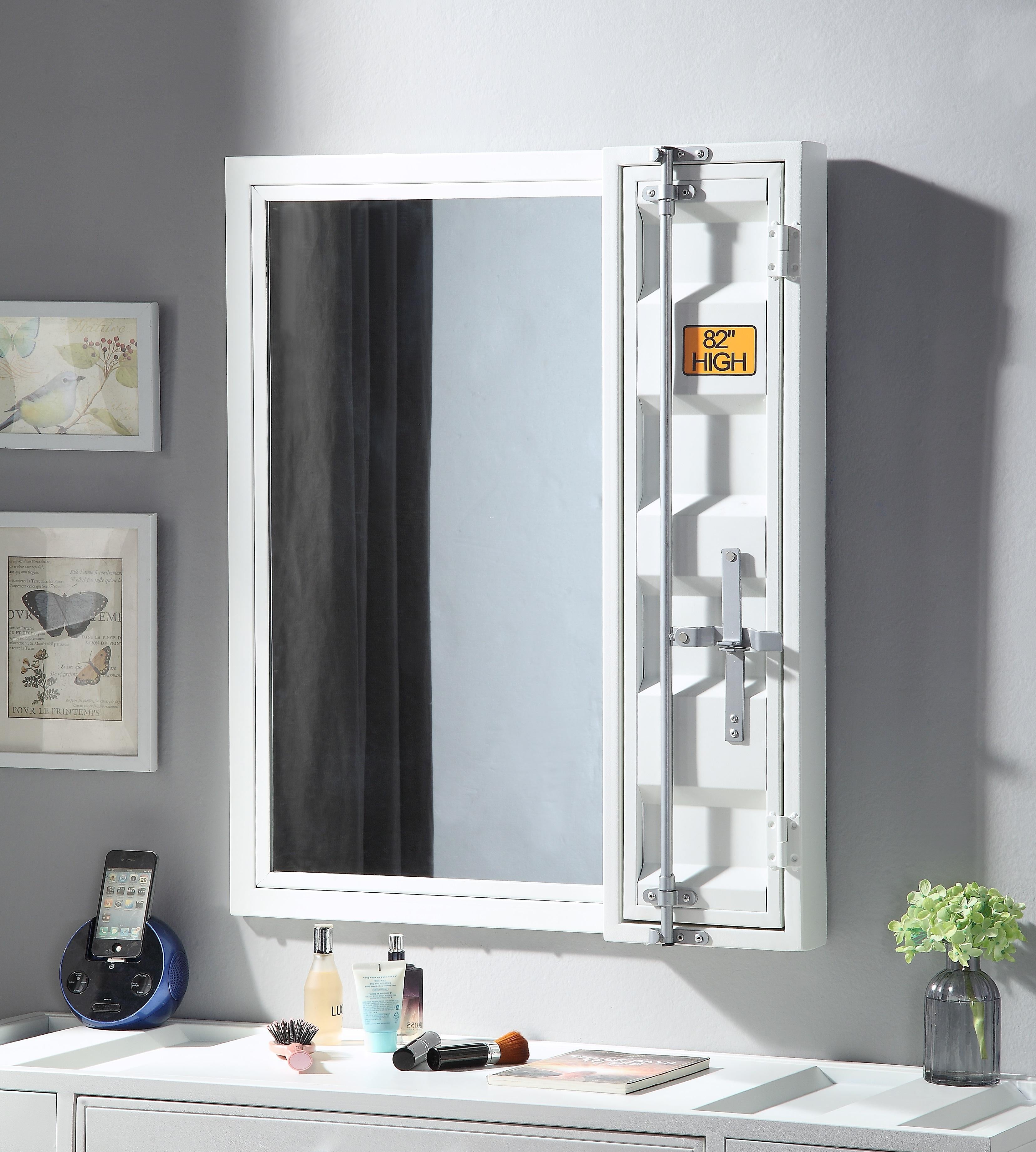 Cargo White Vanity Mirror image