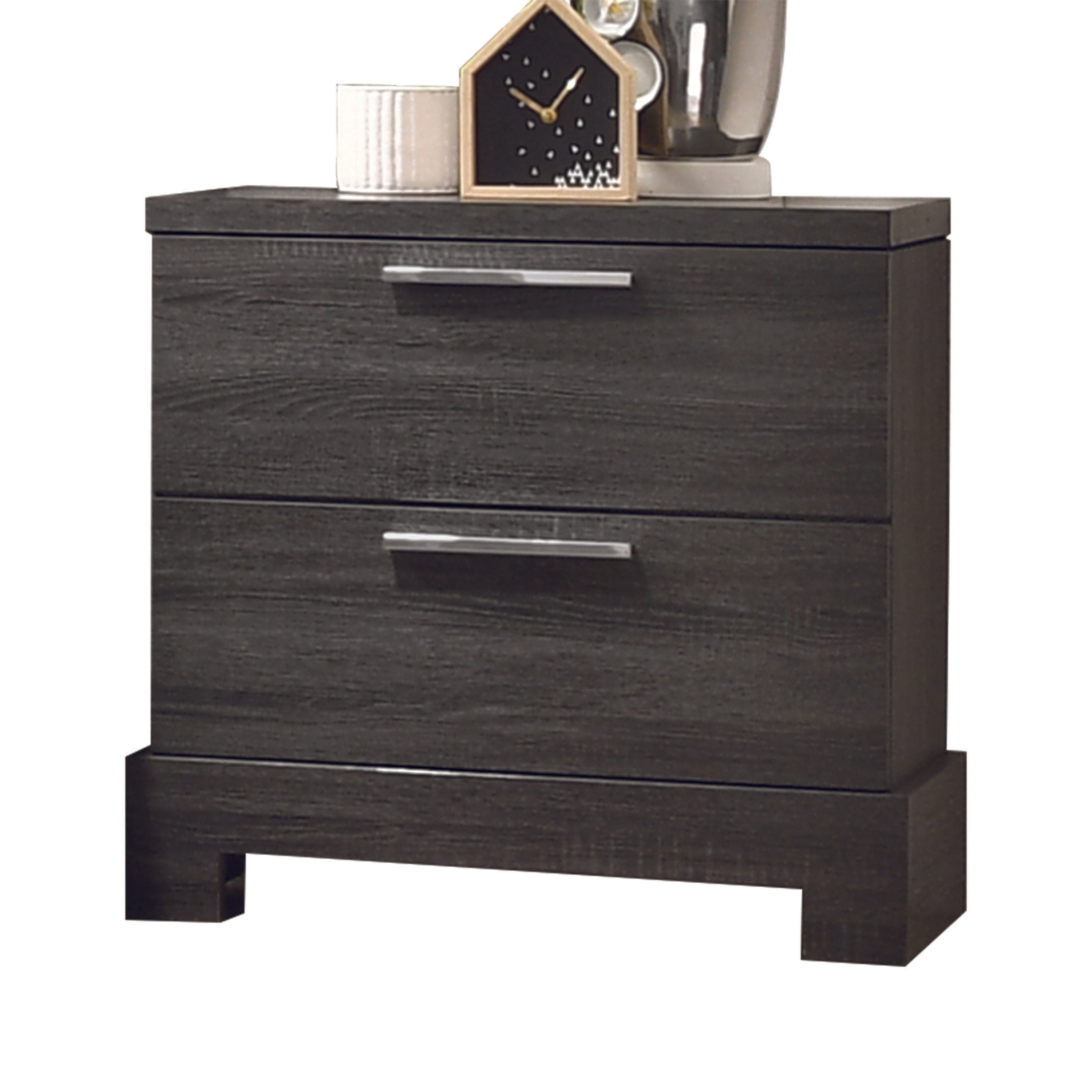 Lantha Gray Oak Nightstand image