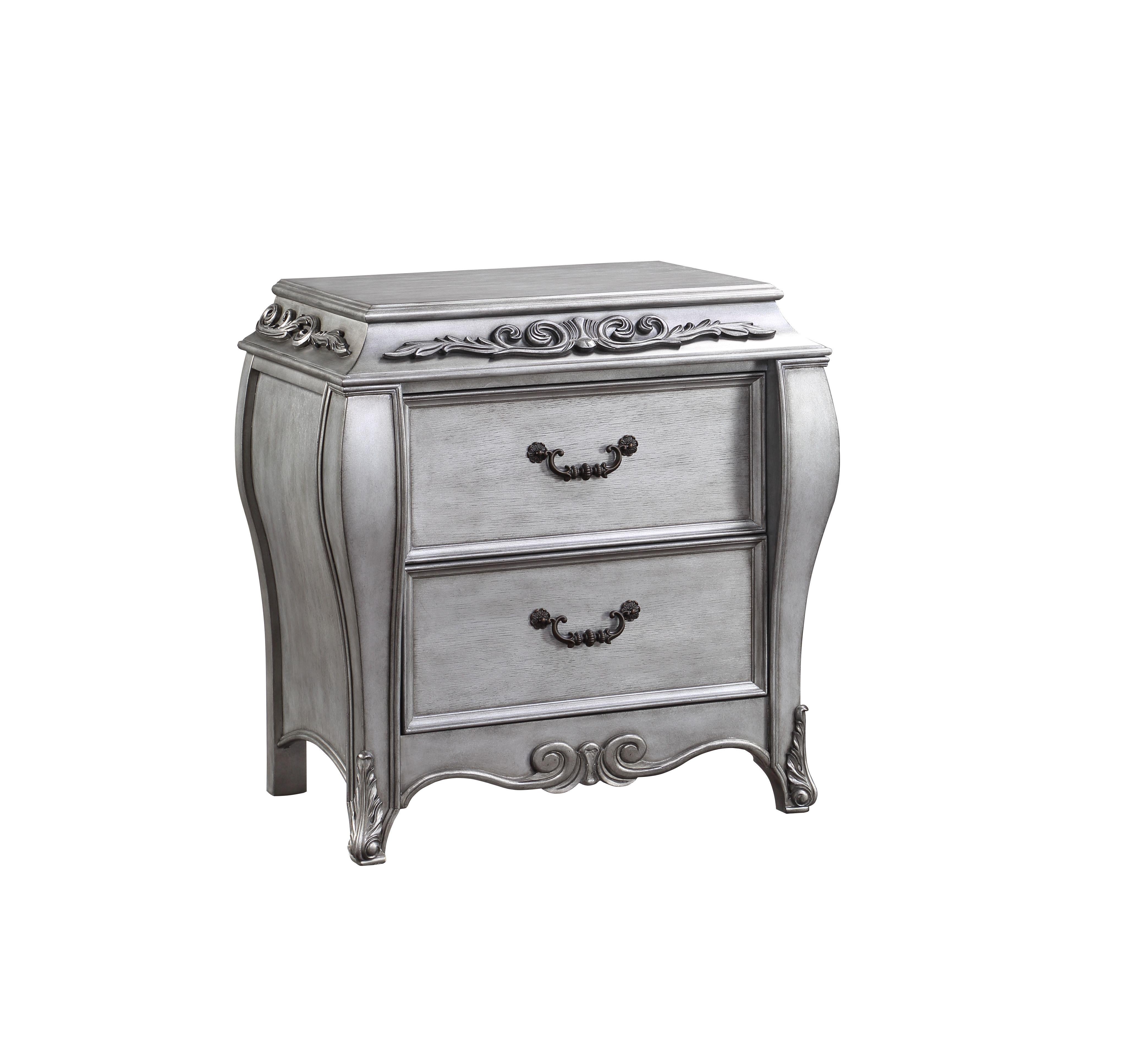 Leonora Vintage Platinum Nightstand image