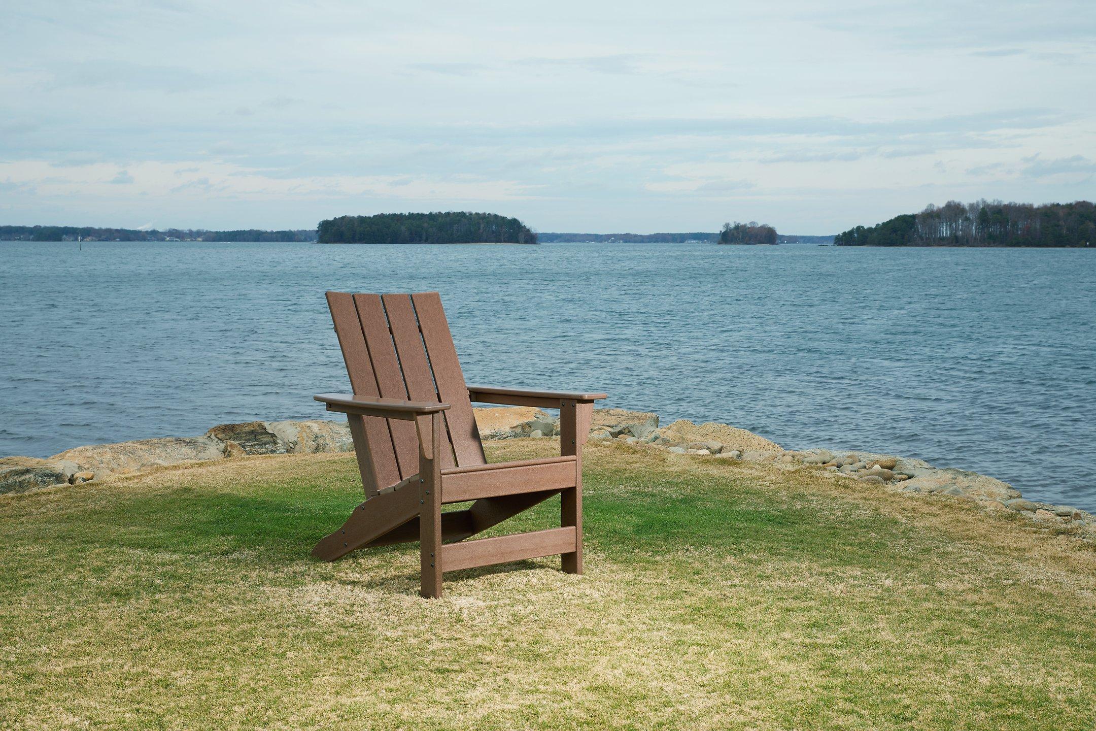 Emmeline Outdoor Adirondack Chairs with Tete-A-Tete Connector