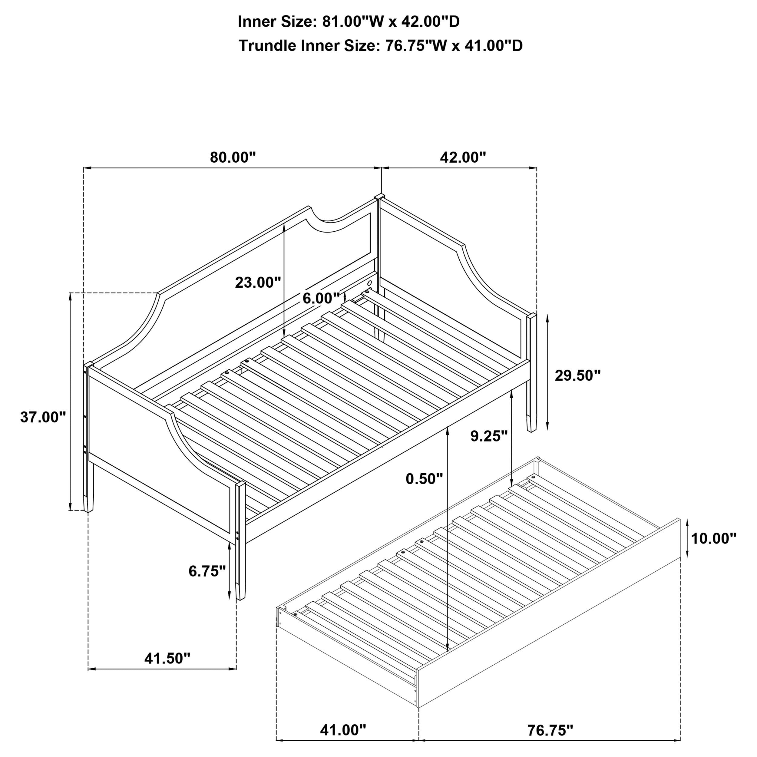 Redding Daybed with Trundle
