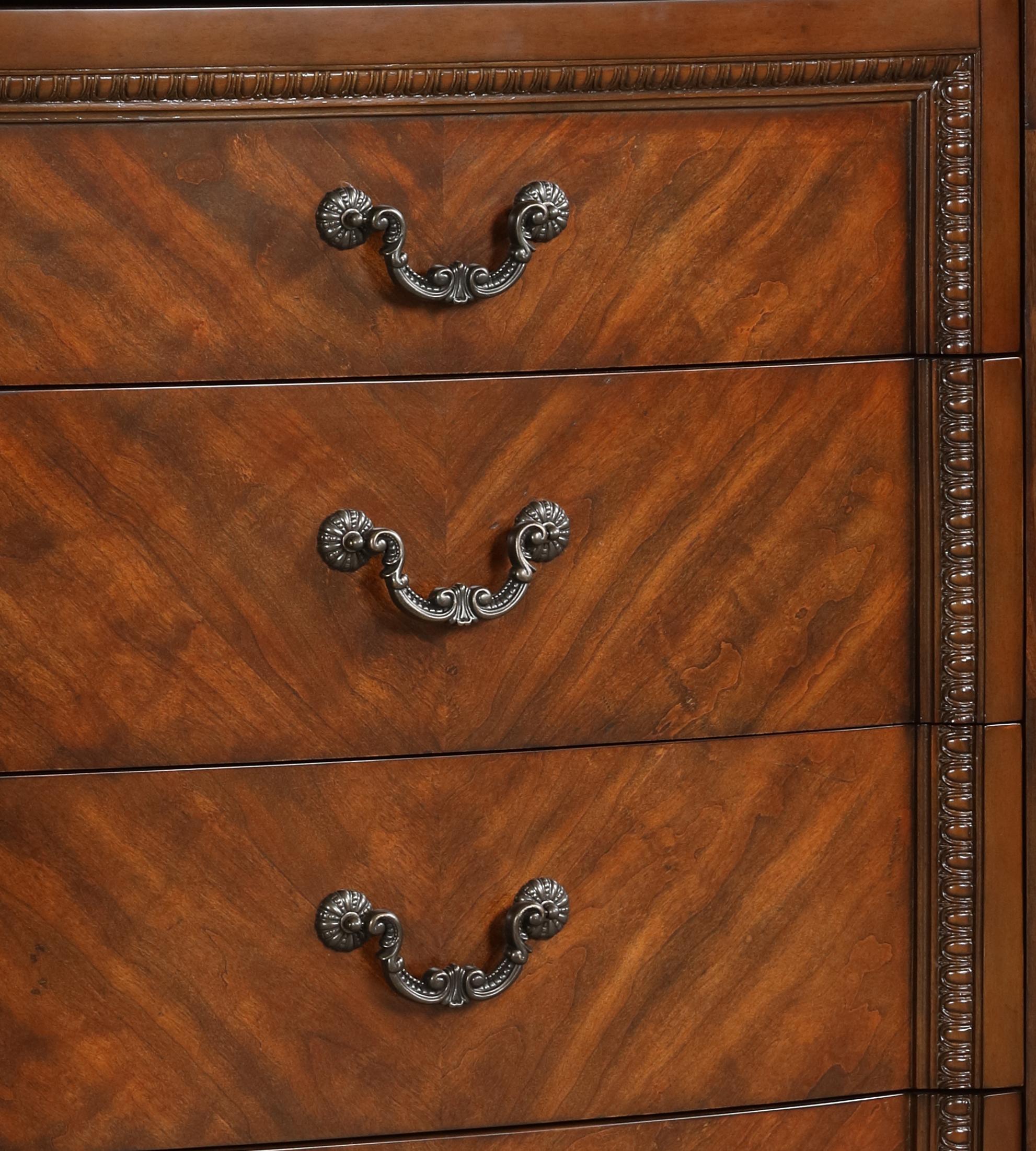 Viviana Traditional Style Chest in Caramel finish Wood