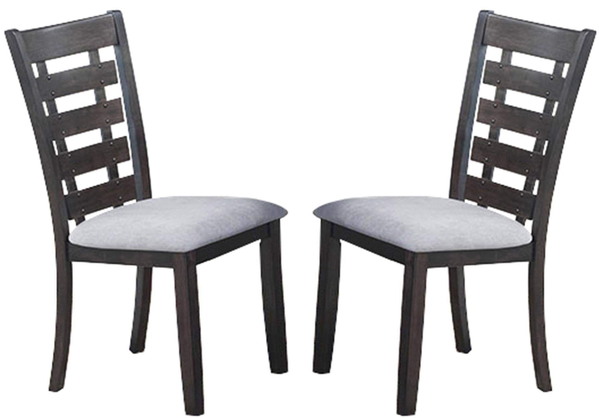 Bailey Transitional Style Dining Chair in Gray finish Wood image