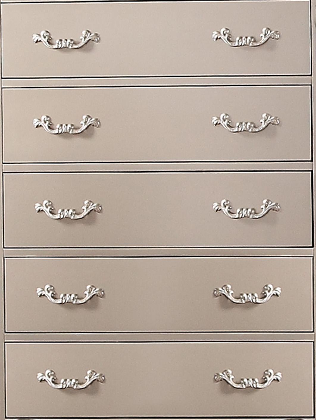 Sonia Contemporary Style Chest in Beige finish Wood