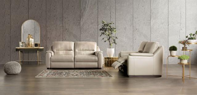 ALTAMURA Power Sofa, Gray & Beige