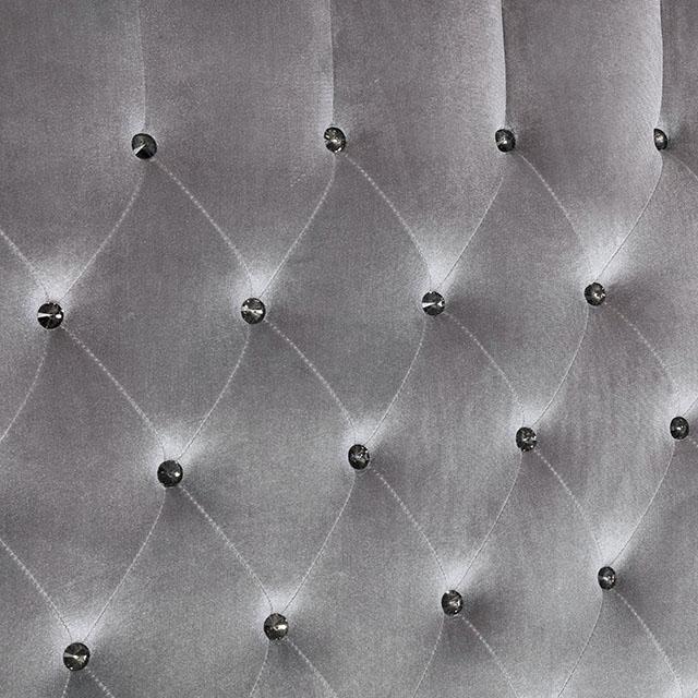 Alzir Bed Grey & Blue