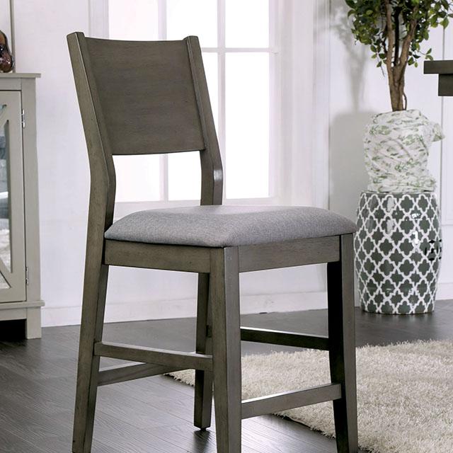Anton Counter Ht. Chair (2 Box) Gray