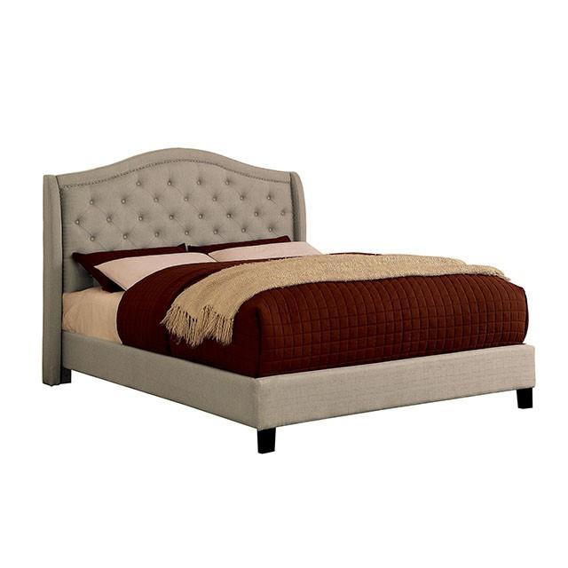 Carly Bed Grey & Brown